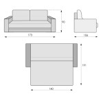 Sofa lova PRIMA